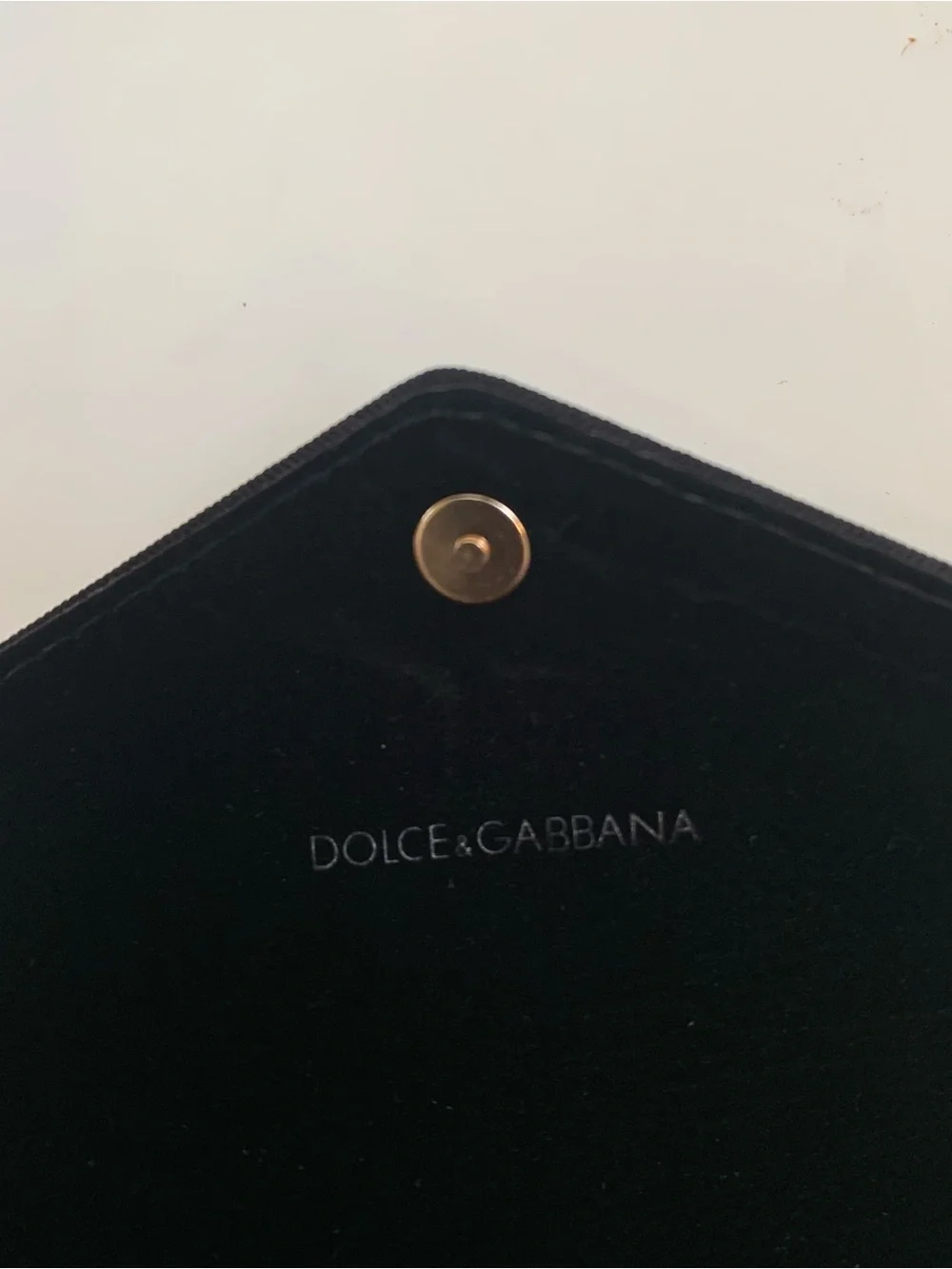 Dolce & Gabbana Black Sunglasses Eyeglasses Soft Case with Box & Lenses Cloth